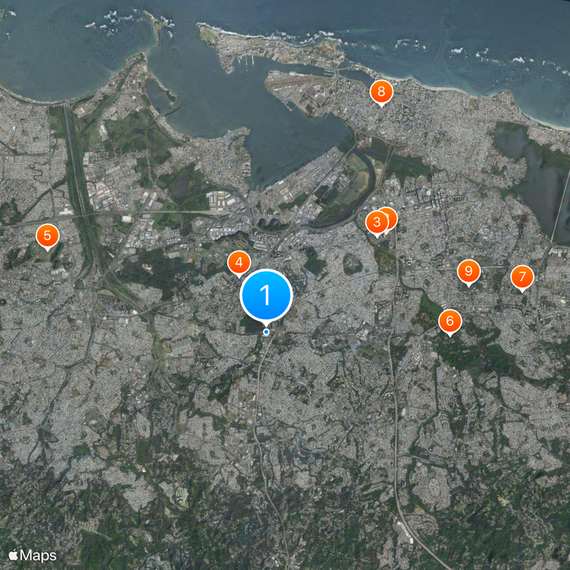 Tren Urbano Map
