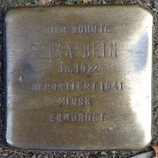 Stolperstein dedicated to Erika Bein