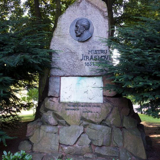 Monument to Alois Jirásek in Hradec Králové