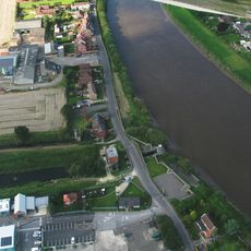 Sluice And Road Bridge At Outfall Of Snow Sewer/Warping Drain Into The River Trent