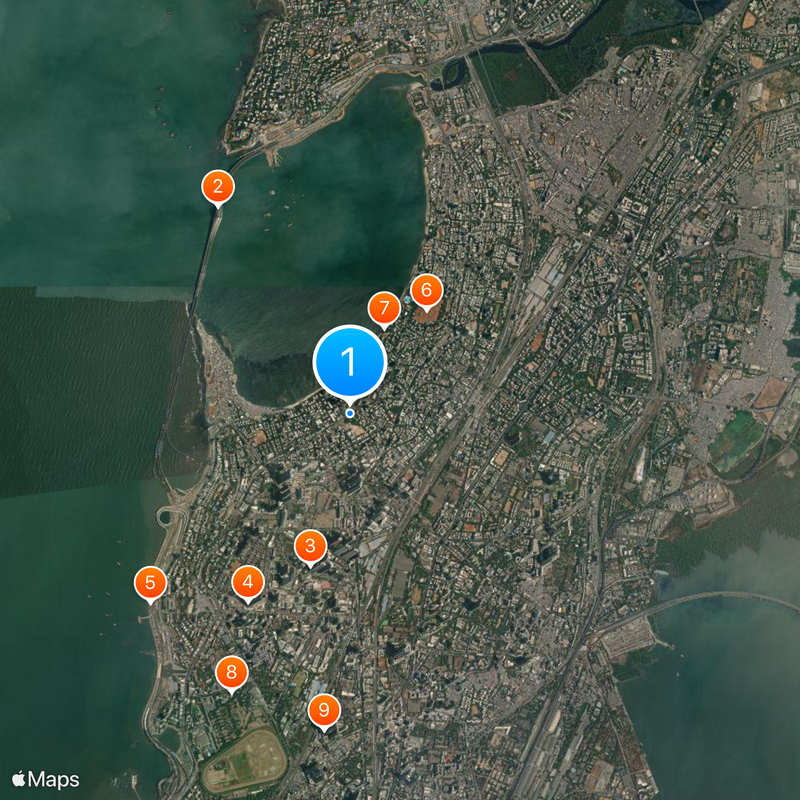 Siddhivinayak Temple, Mumbai Map