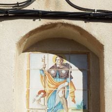 Ceramic panel of Saint Roch