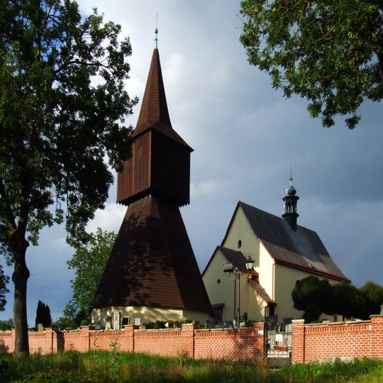 Dřevěná zvonice ve Rtyni v Podkrkonoší