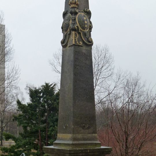 Polish-Saxon Post Milestone Zschertnitz