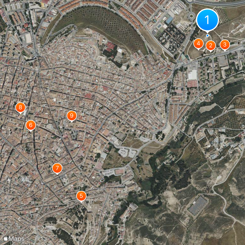 Dolmen of Menga Kaart