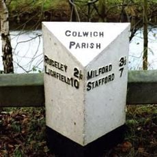 Milepost, W of Wolseley Arms PH