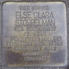 Stolperstein à la mémoire d’Else Clara Stoppelman