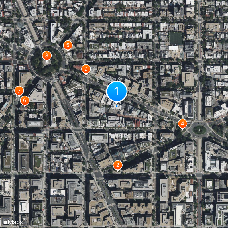 Paul H. Nitze School of Advanced International Studies Map