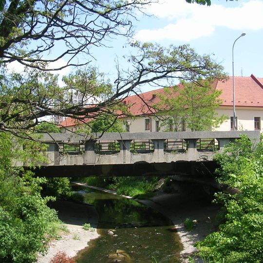 Bridge of Michelská street over the Botič