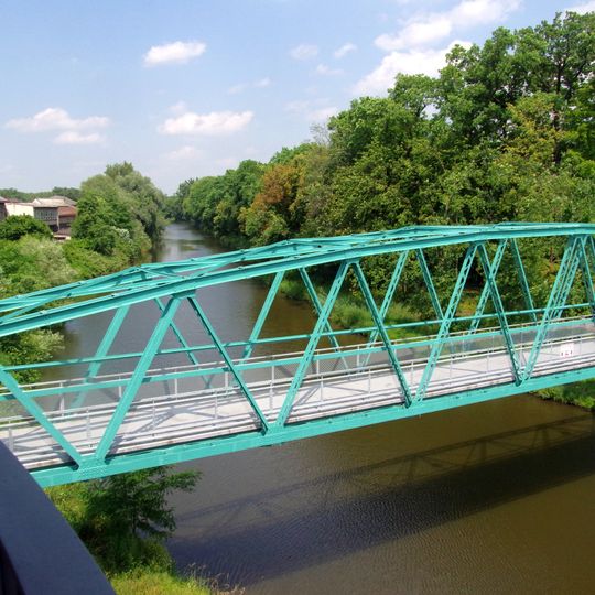 Stará lávka na Kmochův ostrov