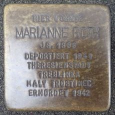 Stolperstein à la mémoire de Marianne Roth