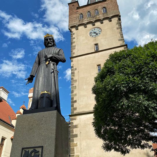 Statue of Přemysl Otakar II. in Vysoké Mýto