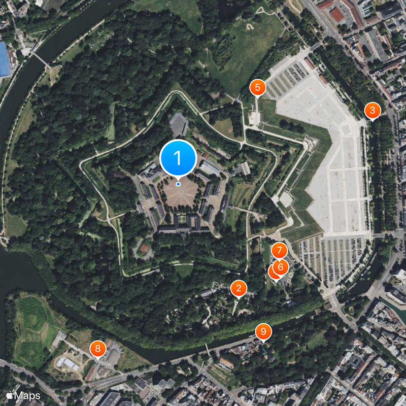 Citadel of Lille Mappa