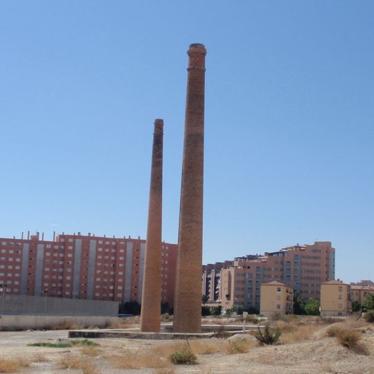 Xemeneies a l'avinguda Catedrático Soler