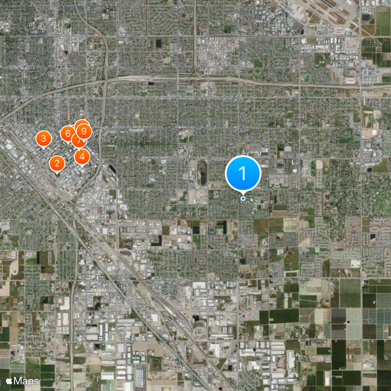 Fresno Pacific University Map
