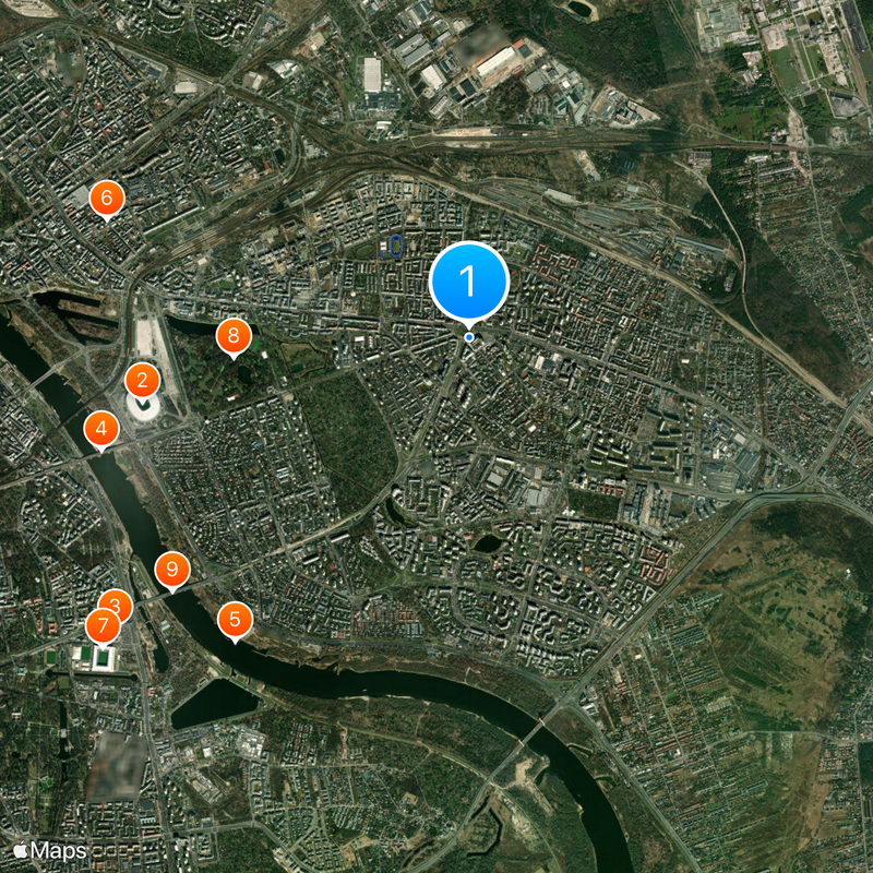 Praga-Południe Karte