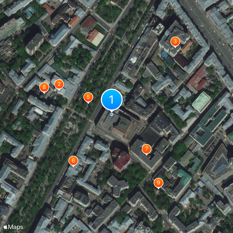 Gorky Art Theatre Mapa