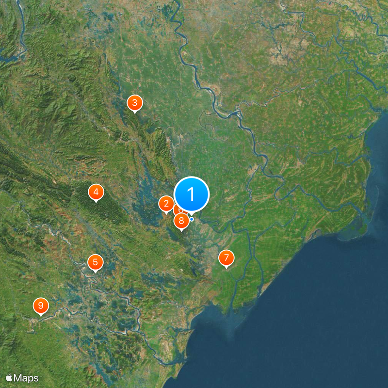 Hoa Lư Ancient Capital Map