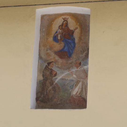 Affresco Madonna con bambino