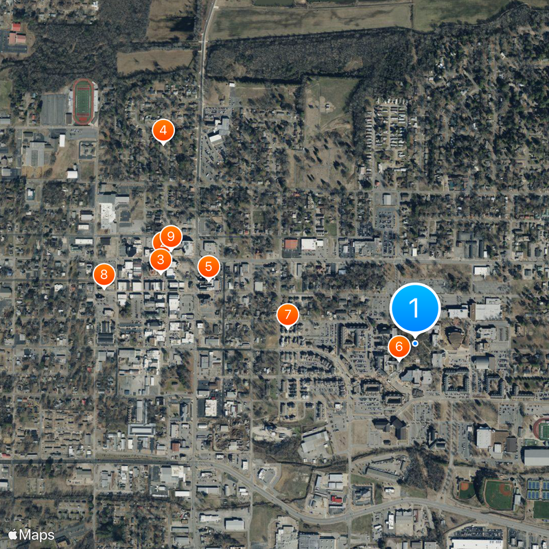 Harding University Map