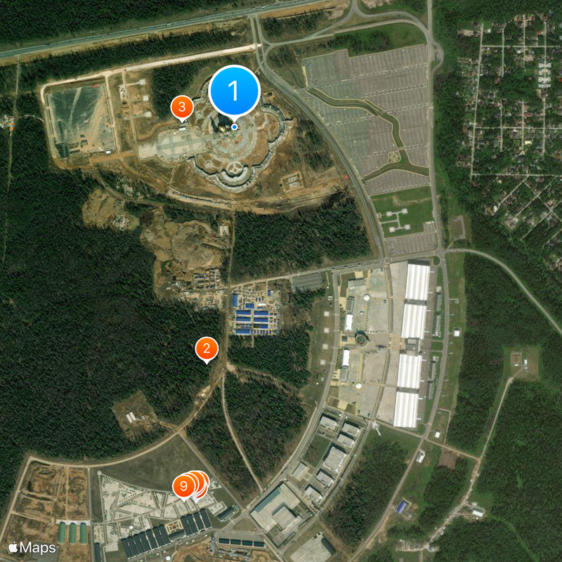 Hauptkirche der Streitkräfte Russlands Karte