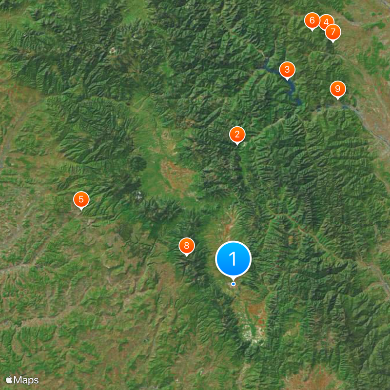 Distretto di Harghita Mappa