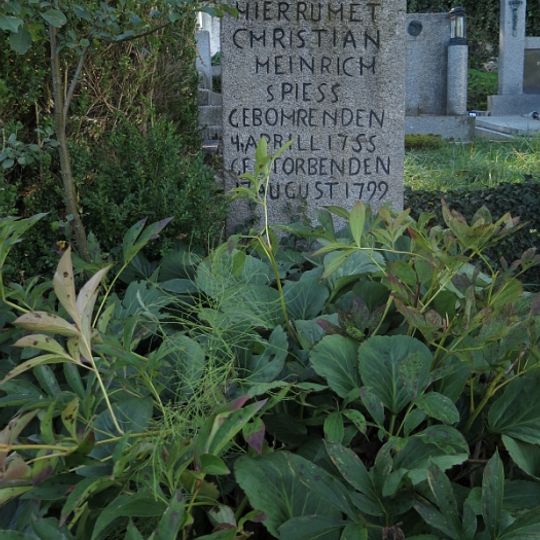 Náhrobek spisovatele Spiesse