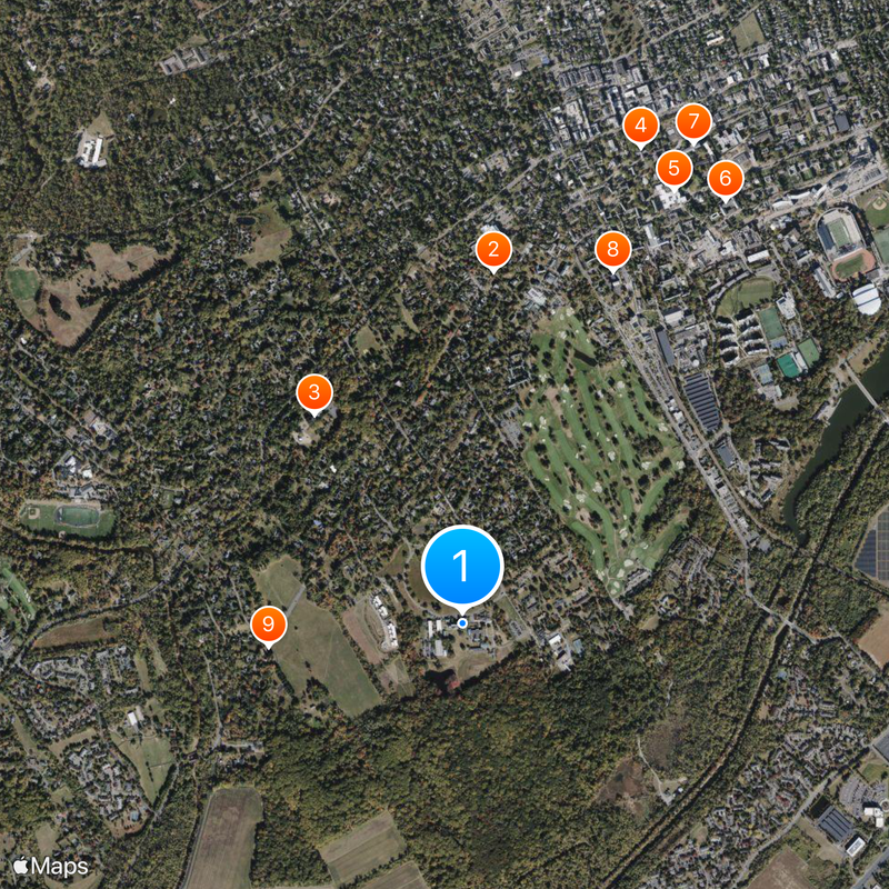 Institute for Advanced Study Map
