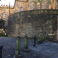 Posts (Five) At South West End, Near Junction With Castle Park