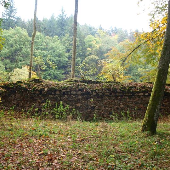 Ruins of Příběnice lower settlement