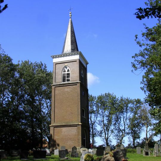 Church tower, Tjalhuizum