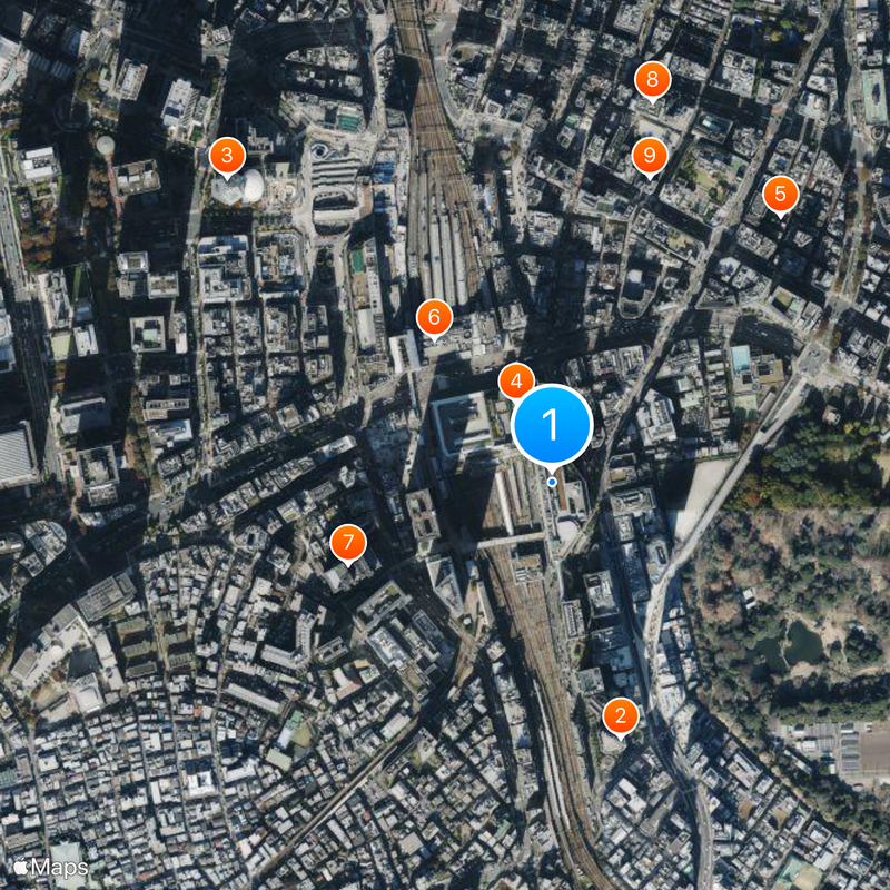Takashimaya Times Square Map