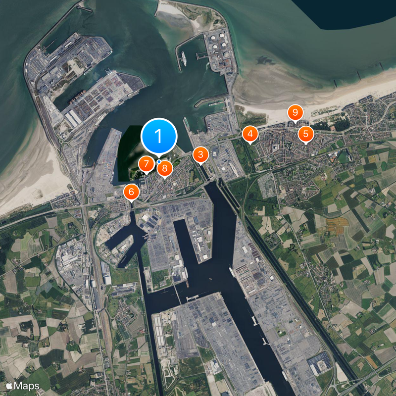 Port of Zeebrugge Map