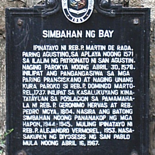 Church of Bay historical marker