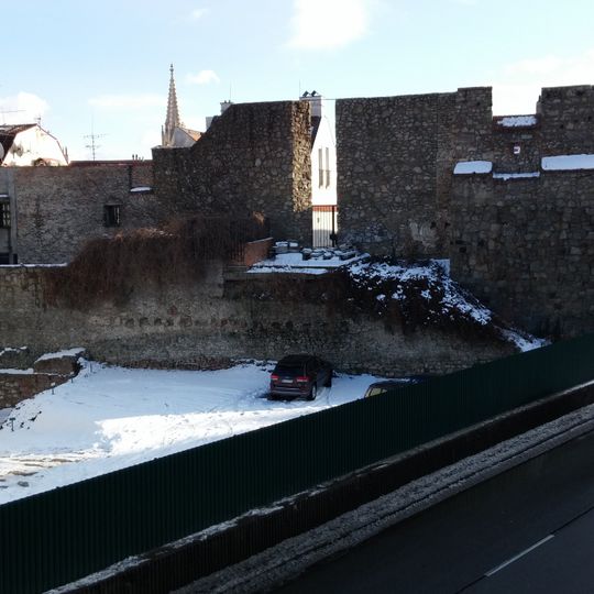 Mestské hradby, múr hradbový