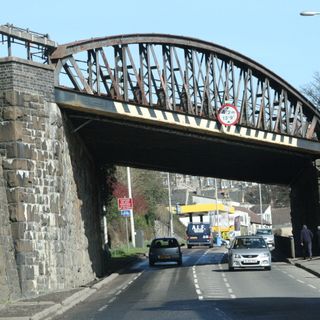 Inverkeithing, Bowed Truss Railway  Bridge
