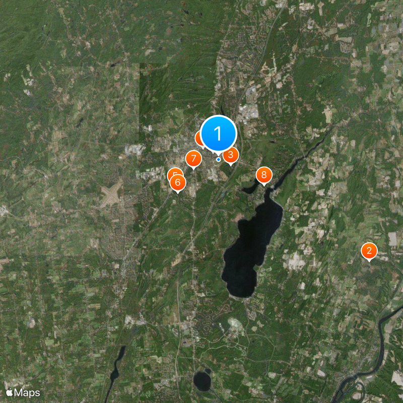 Saratoga Race Course Map