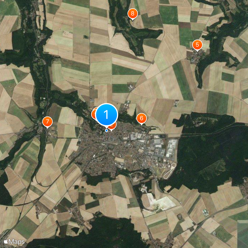 Crépy-en-Valois Mappa