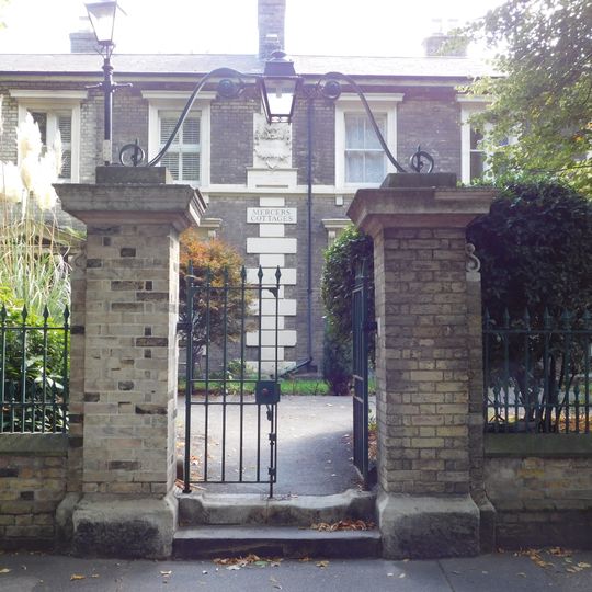 Gate Piers And Overthrow At Lady Mico's Almshouses