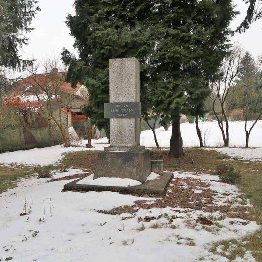 Pomník obětem 2. svět. války na Chaloupkách