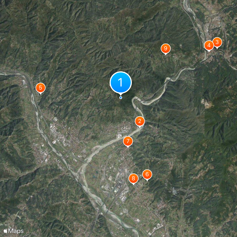 Lunigiana Mappa