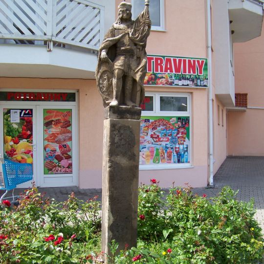 Statue of Saint Wenceslaus in Dolní Chabry