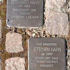 Stolperstein en memoria de Jettchen Hahn