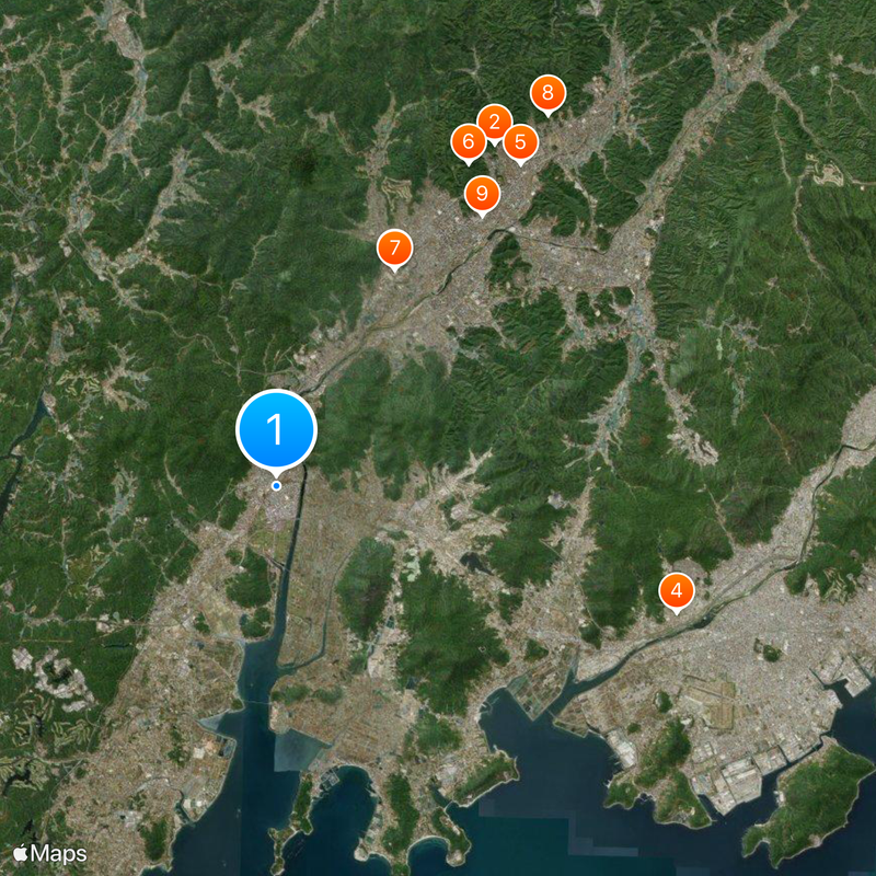 Shin-Yamaguchi Station Mapa