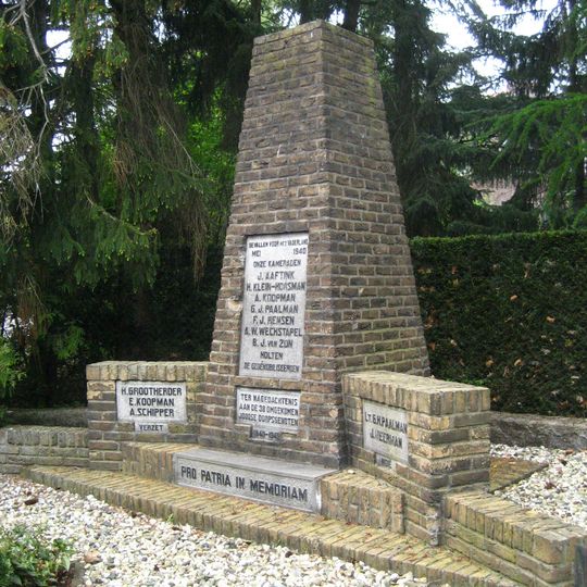 World War II memorial in Holten