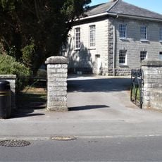 Gate Piers And Gates On Roadside At Driveway Entrance To Friends Meeting House