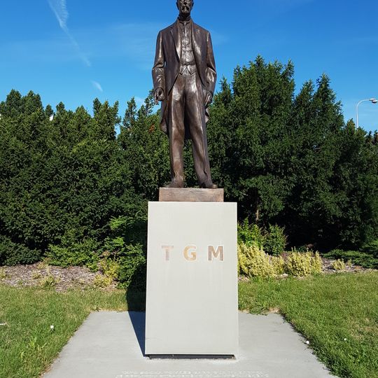 Statue of Tomáš Garrigue Masaryk at Brno Exhibition Grounds