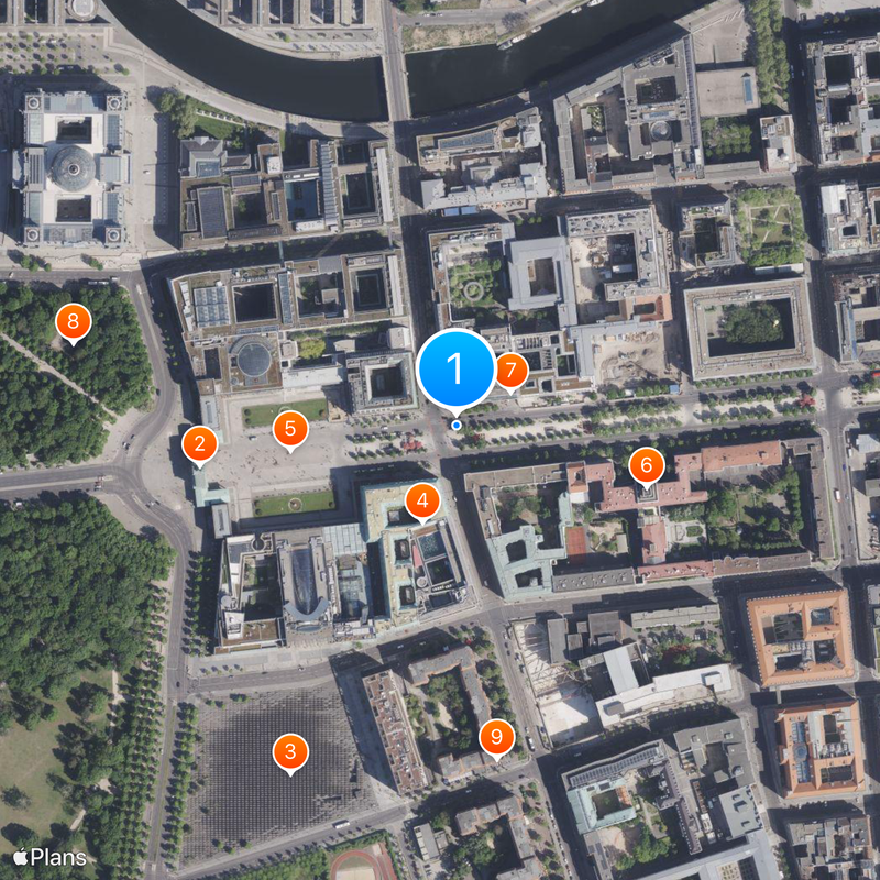 Unter den Linden Map