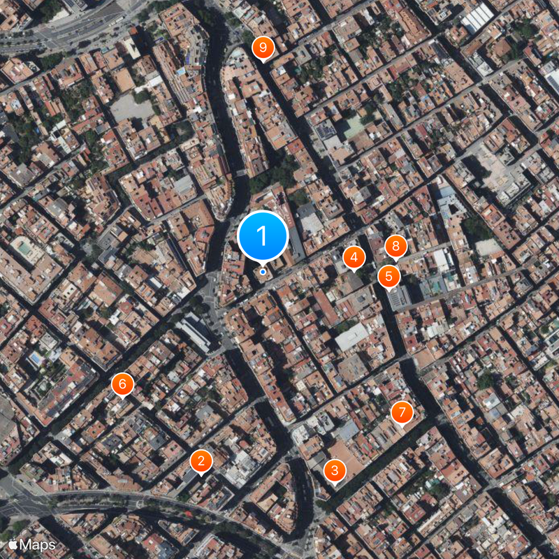 Casa Vicens Mapa