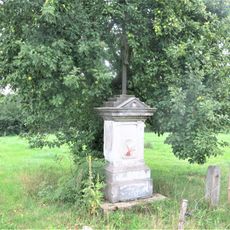 Kříž na rozcestí u Pivovarského rybníku v Bukovanech